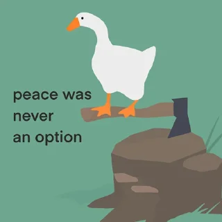 Telegram sticker 🦆 FAGNAO pack - post apocalyptic version