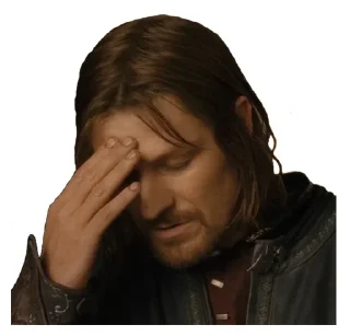 Telegram sticker 🤔 The Lord of the Rings