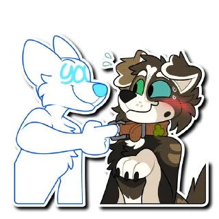 Video sticker 😳 Lennox Flopdog