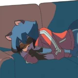 Telegram sticker 😴 BNA - Michiru Kagemori