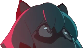 Telegram sticker 👀 BNA - Michiru Kagemori