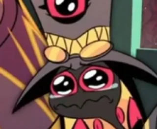 Telegram stiker 🥺 Hazbin Hotel WTF :: @fStikBot
