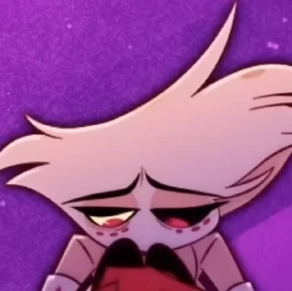 Sticker 😔 Hazbin Hotel WTF :: @fStikBot
