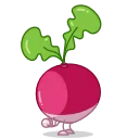 Telegram sticker 😈 Radical Radish