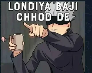 Telegram sticker 😒 Anime chat group