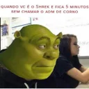 Telegram sticker 😐 Shrek do Zap by @Faberoso