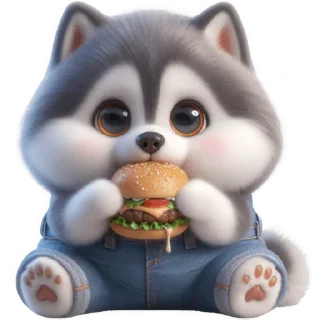 Telegram sticker 🍔 Кругленький Сай @Nyasticks