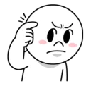 Telegram sticker 😕 😂
