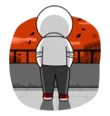 Telegram sticker 🌅 😂