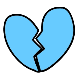 Sticker 💔 (@ShoutoEmoji) HD Fluffs