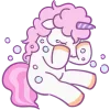 Sticker 😭 Единорожек @Nyasticks