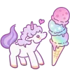 Sticker 🍧 Единорожек @Nyasticks