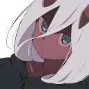 Telegram sticker 😐 Darling in the franxx Zero Two