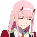 Telegram sticker 😄 Darling in the franxx Zero Two