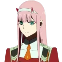 Telegram sticker 😕 Darling in the franxx Zero Two
