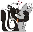 Telegram sticker 💋 Skunky!
