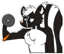 Telegram sticker 💪 Skunky!