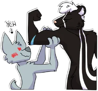 Sticker 💪 Skunky!
