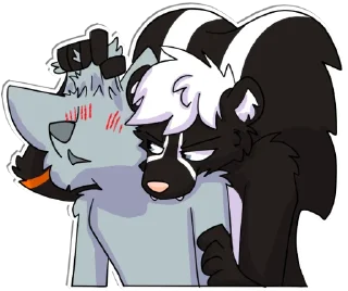 Video sticker 🦷 Skunky!