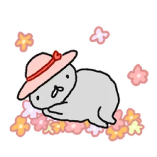 Sticker ⭐ 봄날 헐랭이물개 @moe_sticker_bot