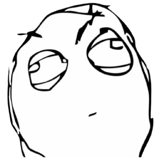 Video sticker 🤨 Derp face