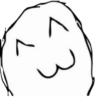 Telegram sticker ☺ Derp face