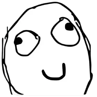 Sticker 🙂 Derp face