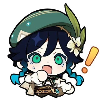 Video sticker 😧 chibi genshin