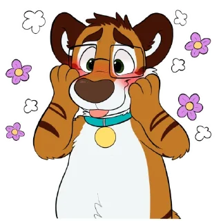 Video sticker 🌸 October Tiger