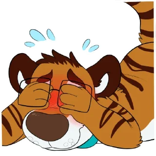 Telegram sticker 😳 October Tiger