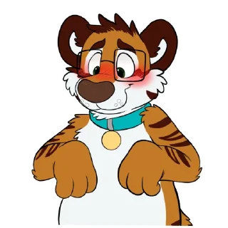 Telegram sticker ☺️ October Tiger