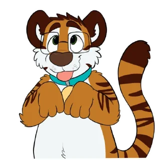 Sticker 😛 October Tiger