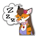 Telegram sticker 💤 Lea