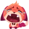 Sticker 😭 foxi ➜ @emoji1