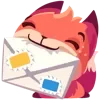 Sticker ✉️ foxi ➜ @emoji1