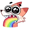 Sticker 🌈 foxi ➜ @emoji1