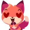 Sticker 😍 foxi ➜ @emoji1