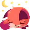 Sticker 😴 foxi ➜ @emoji1