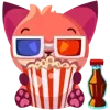 Sticker 🍿 foxi ➜ @emoji1