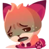 Sticker 🤢 foxi ➜ @emoji1