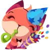 Sticker 🥳 foxi ➜ @emoji1
