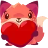 Video sticker ❤️ foxi ➜ @emoji1