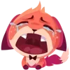 Video sticker 😭 foxi ➜ @emoji1