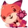 Video sticker 👋 foxi ➜ @emoji1
