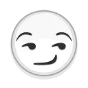 Telegram stiker 😏 White emoji </@ZEHNLIBOT>