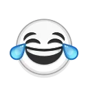 Telegram stiker 😂 White emoji </@ZEHNLIBOT>