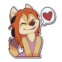 Telegram stiker ❤ Kohiyote