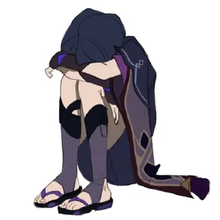 Telegram sticker 😔 Скарамучача на все случаи жизни