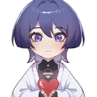 Telegram sticker ❤️ Скарамучача на все случаи жизни