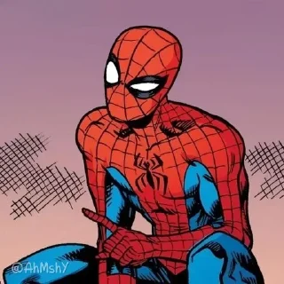 Video sticker 🕷 - ᗷY @ahMshY 𓉮 . Peter parker comics